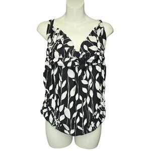 Anne Cole Signature Womens 20W Tankini Top Soft Bra Twist Bodice Beach Vacation